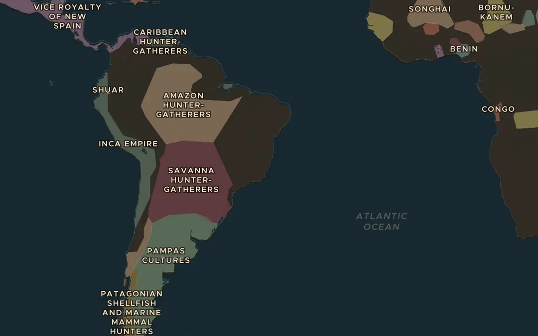 The map in AD 1520