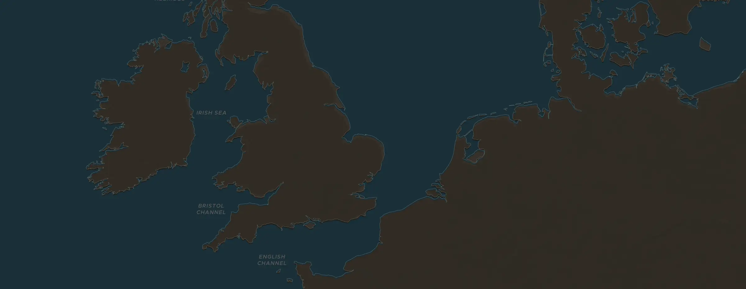 Die ChronoAtlas-Karte im Jahr 8000 v. Chr., mit allen Stationen dieser Stunde