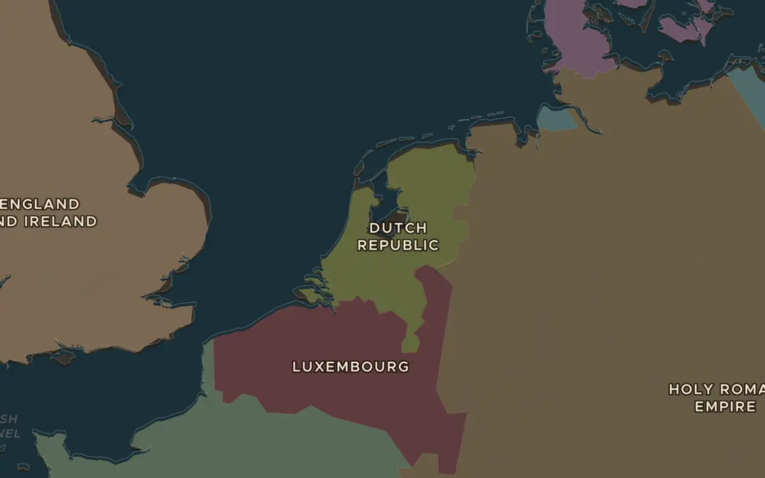 The map in AD 1650