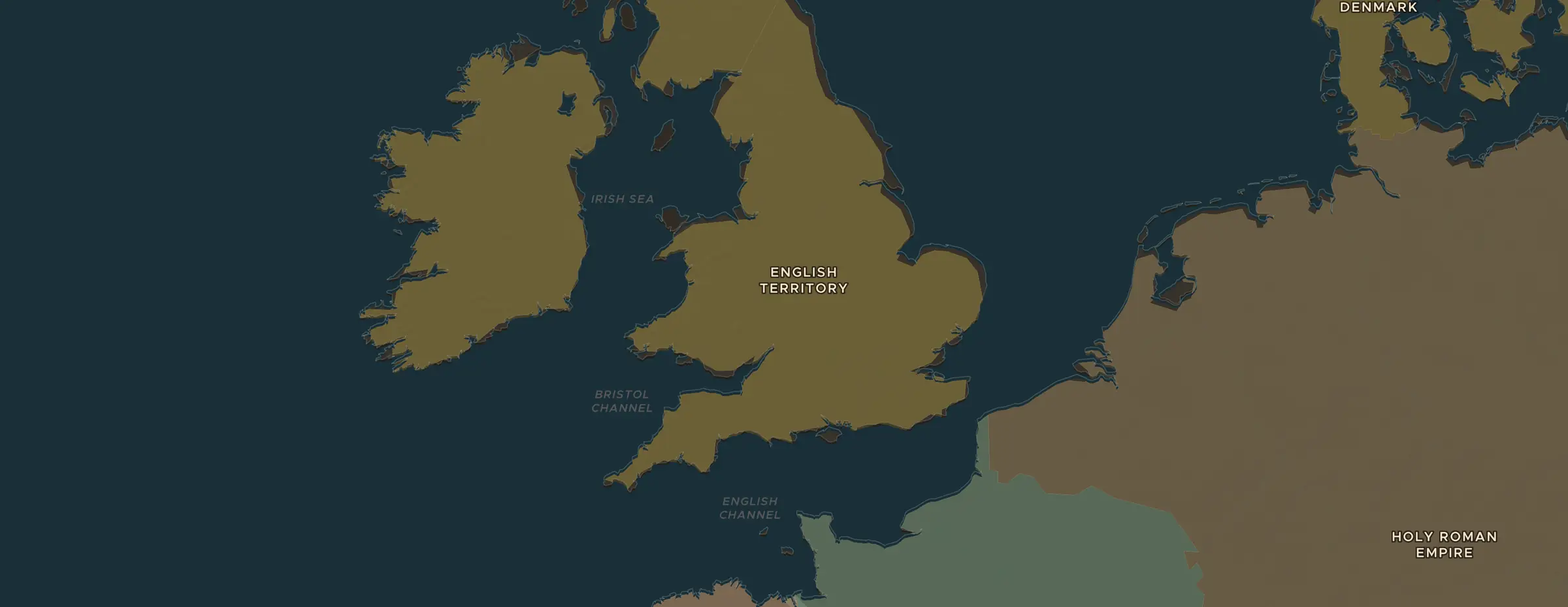 De ChronoAtlas-kaart in 1279 n.Chr., met de plekken uit deze les