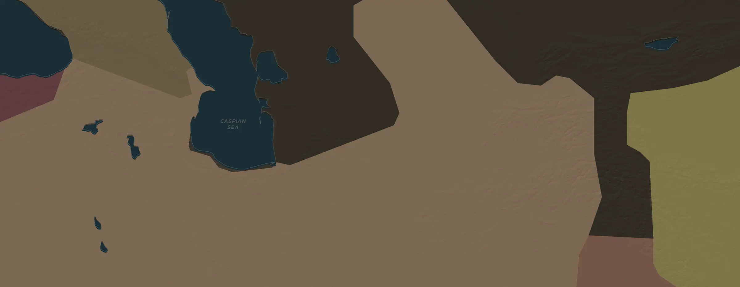 Die ChronoAtlas-Karte im Jahr 800 n. Chr., mit allen Stationen dieser Stunde